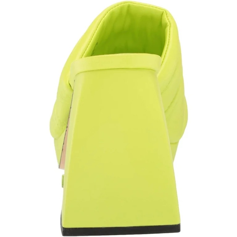 8.5 Circus by Sam Edelman Marlie mule in Citrus Lime Green Block Heel Sandals - Picture 7 of 10